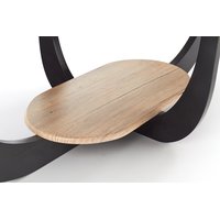 Konferenční stolek ODILE - dub san remo/černý