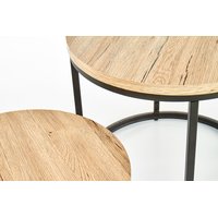 Konferenční stolek OREA - dub san remo/černý