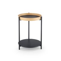 Konferenční stolek ROLL - přírodní dub/černý