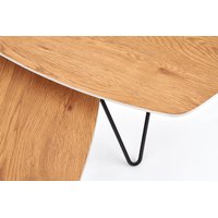 Konferenční stolek ZORO - dub zlatý/černý
