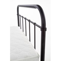 Kovová postel LINDA 200x120 cm - černá