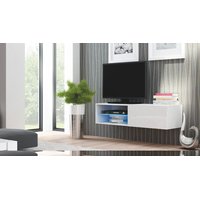 Televizní stolek LIFE 120 - bílý - závěsný
