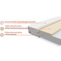 Dětská matrace FLEX 160x90x9 cm - pěna/latex