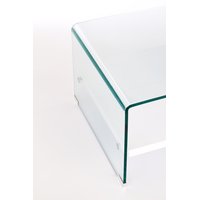 Konferenční stolek ELA - skleněný/bílý