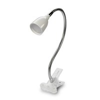 Stolní lampička SNAKE s clipem - LED 2.5W - 3000K - bílá
