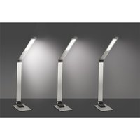 Stolní lampička SLIM - LED 11W - hliníková - stmívatelná - 3000-6000K - stříbrná