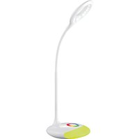 Stolní lampička ZOOM - LED 5W - nastavitelná barva podsvícení - s integrovanou baterií - bílá