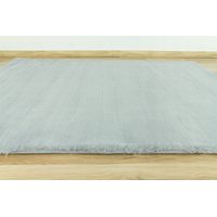 Kusový koberec CHRISTIANIA - světle šedý - imitace králičí kožešiny