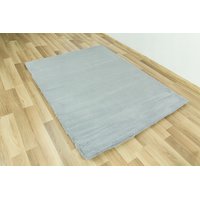 Kusový koberec CHRISTIANIA - světle šedý - imitace králičí kožešiny