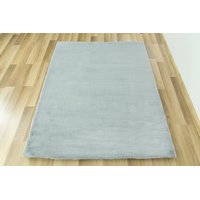 Kusový koberec CHRISTIANIA - světle šedý - imitace králičí kožešiny