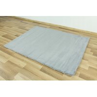 Kusový koberec CHRISTIANIA - světle šedý - imitace králičí kožešiny