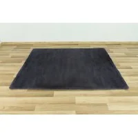 Dětský plyšový koberec CHRISTIANIA - tmavě šedý