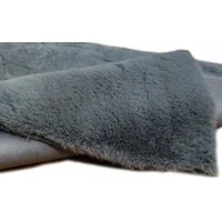 Dětský plyšový koberec CHRISTIANIA - tmavě šedý