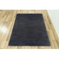 Dětský plyšový koberec CHRISTIANIA - tmavě šedý