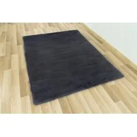 Dětský plyšový koberec CHRISTIANIA - tmavě šedý