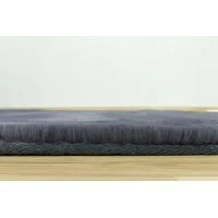 Dětský plyšový koberec CHRISTIANIA - tmavě šedý