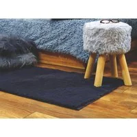 Dětský plyšový koberec CHRISTIANIA - tmavě šedý