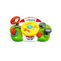 Dětské hřiště AUTOBUS - skluzavka - basketbalový koš - ovládací panel se zvuky