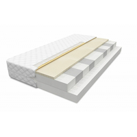 Dětská patrová postel s domečkem VIOLET - MARK 200x90cm - bílá