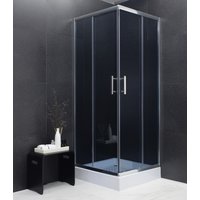 Sprchový kout MAXMAX MEXEN RIO grafit - 70x70 cm, 860-070-070-01-40