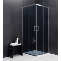 Sprchový kout MAXMAX MEXEN RIO grafit - 70x70 cm, 860-070-070-01-40