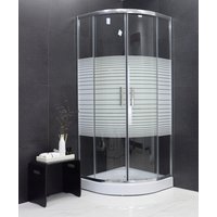 Sprchový kout MAXMAX RIO stripe - čtvrtkruh 90x90 cm