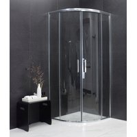 Sprchový kout MAXMAX MEXEN RIO transparent - čtvrtkruh 80x80 cm, 863-080-080-01-00