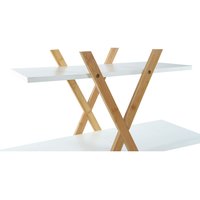 Úložný regál BAMBOO pyramida - 120,5x102x30 cm
