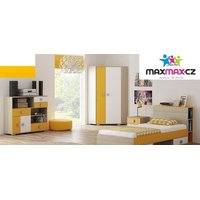 Dětská postel se šuplíky YELLOW - typ B - 200x90 cm