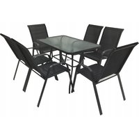 Zahradní kovová sestava MALLORCA - 6 židlí + stůl Zahradní kovová sestava MALLORCA - 6 židlí + stůl