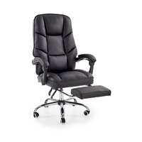 Kancelářská židle ALAN s podnožkou černá