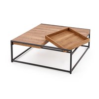 Konferenční stolek FRED - dub medový/kov