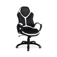 Kancelářská židle HOLD černo/bílá