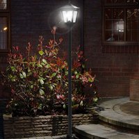 Zahradní LED solární lampa stojící 92x14 cm