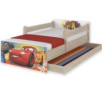 Dětská postel MAX se šuplíkem Disney - AUTA 200x90 cm