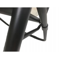 Zahradní rozkládací lehátko FARO béžové - držák nápojů - polštářek