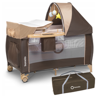 Dětská cestovní postýlka Lionelo Sven Plus - béžová