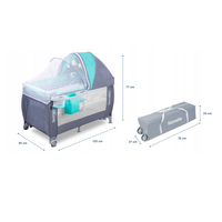 Dětská cestovní postýlka Lionelo Sven Plus - béžová