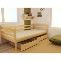 Dětská postel z MASIVU 200x90cm SE ŠUPLÍKY - DP007