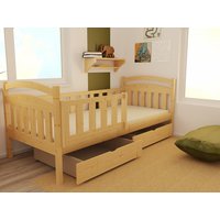Dětská postel z MASIVU 200x90cm SE ŠUPLÍKY - DP014