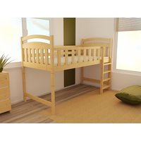 Vyvýšená dětská postel z MASIVU 200x90cm - ZP003