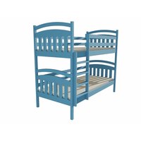 Dětská patrová postel z MASIVU 200x90cm bez šuplíku - PP003