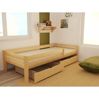 Dětská postel z MASIVU 180x80cm SE ŠUPLÍKY - DP018
