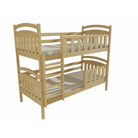 Dětská patrová postel z MASIVU 180x80cm bez šuplíku - PP005