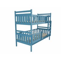 Dětská patrová postel z MASIVU 200x90cm bez šuplíku - PP009