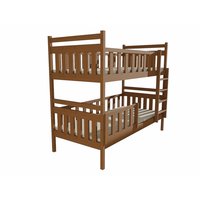 Dětská patrová postel z MASIVU 200x90cm se šuplíky - PP009