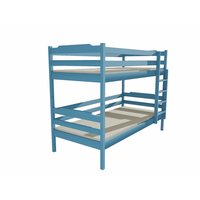 Dětská patrová postel z MASIVU 200x80cm bez šuplíku - PP012