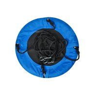 Dětská houpačka - kruh "čapí hnízdo" - 100 cm - modré