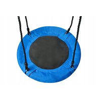 Dětská houpačka - kruh "čapí hnízdo" - 100 cm - modré