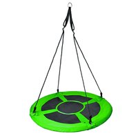 Dětská houpačka - kruh "čapí hnízdo" - 100 cm - zelené